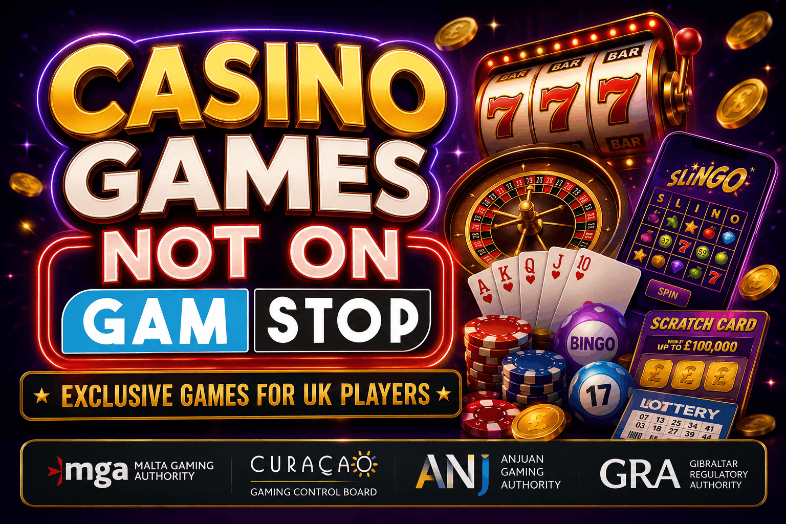 Games Not on GamStop - Best Non GamStop Casino Games for UK Players