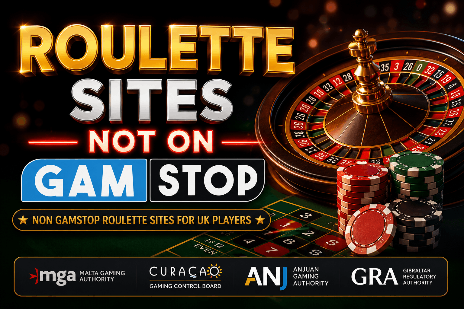 Roulette Not on GamStop - Best Non GamStop Roulette Sites for UK Players